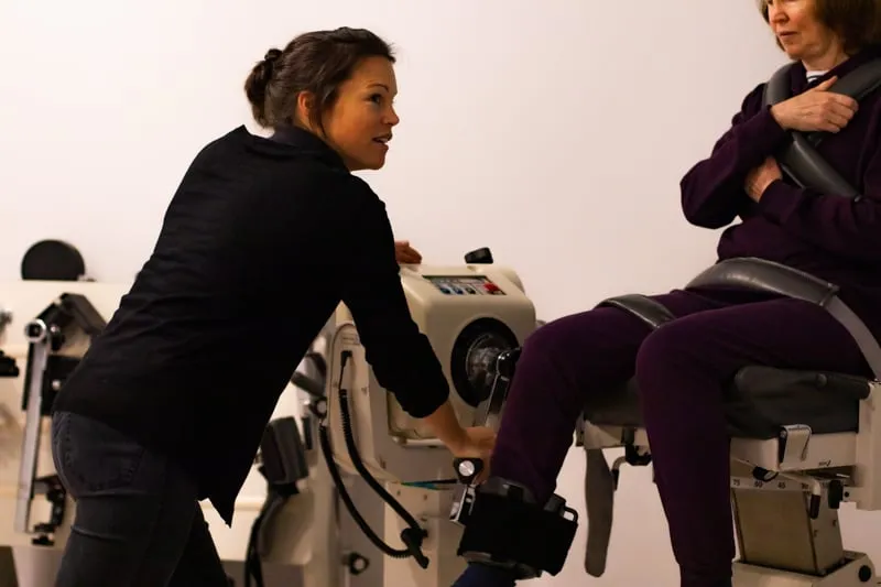 Isokinetic strength testing on the Biodex at The Lab